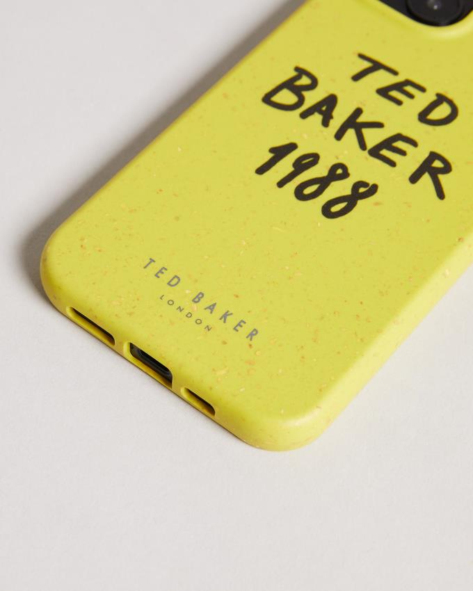 Coque Ted Baker 1988 Biodegradable iPhone 13 Vert Homme | SYN-54533360